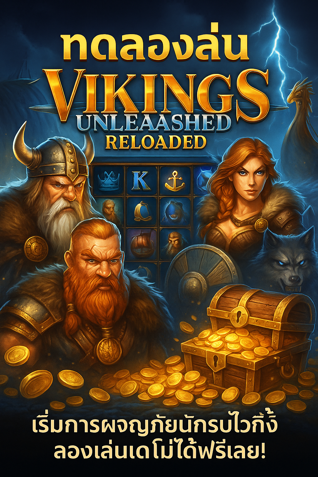 ทดลองเล่น vikings unleashed reloaded