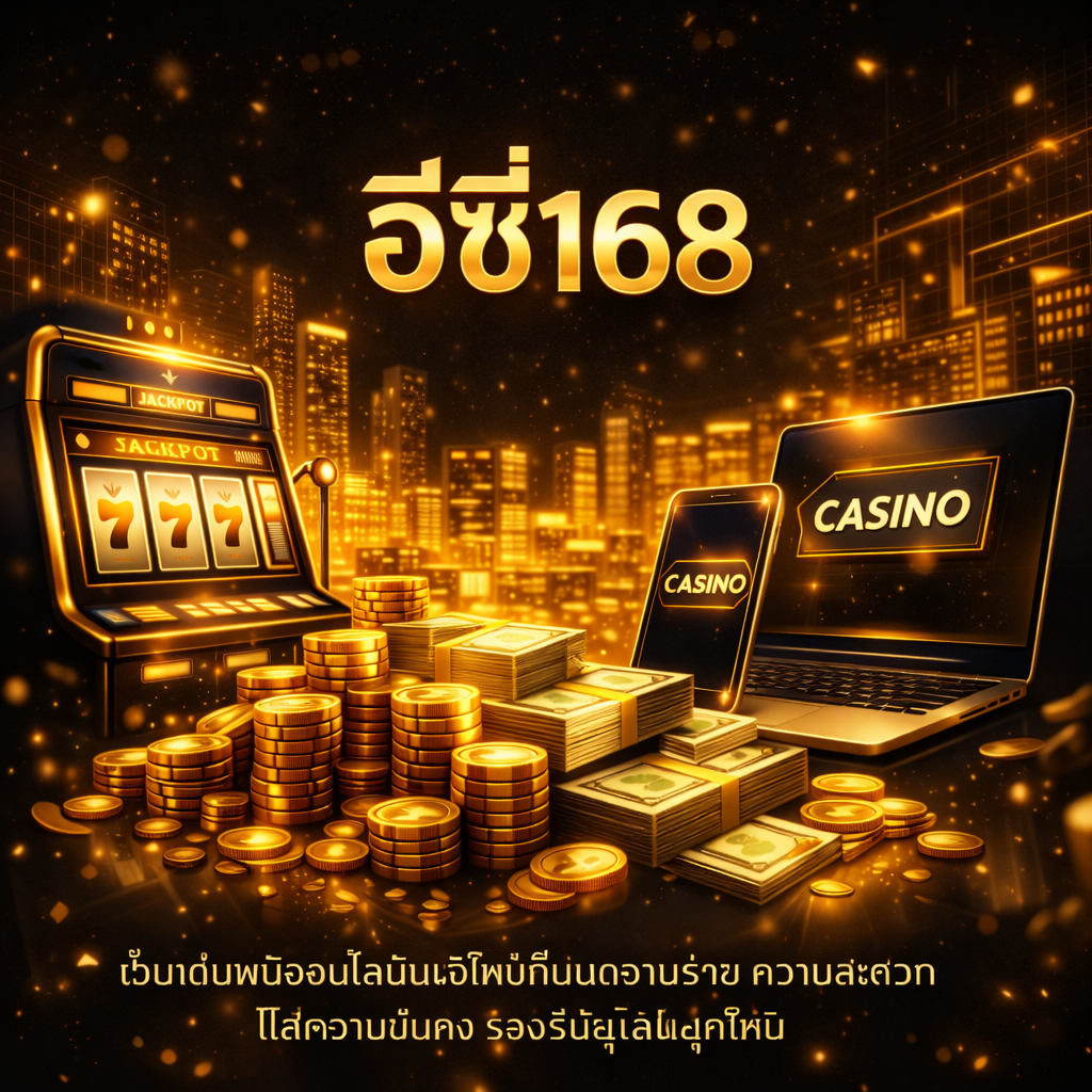 อีซี่168 กับแนวคิดใหม่ของเว็บเดิมพันออนไลน์ที่เข้าใจผู้เล่นยุคดิจิทัล
