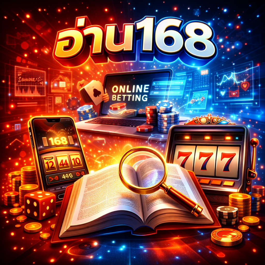 อ่าน168 แหล่งข้อมูลเว็บพนันออนไลน์ที่ตอบโจทย์ผู้เล่นยุคใหม่