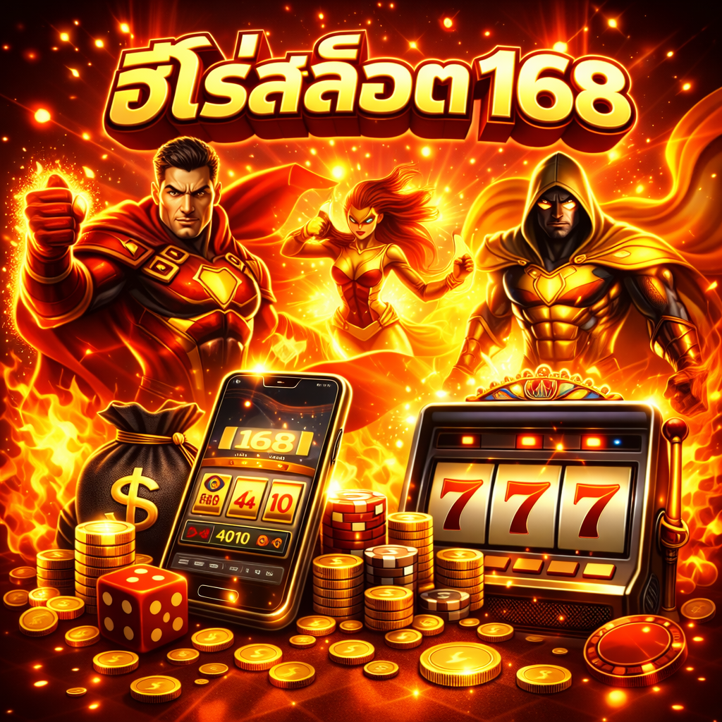 ฮีโร่สล็อต 168 สล็อตธีมฮีโร่ที่มาแรงในเว็บพนันออนไลน์
