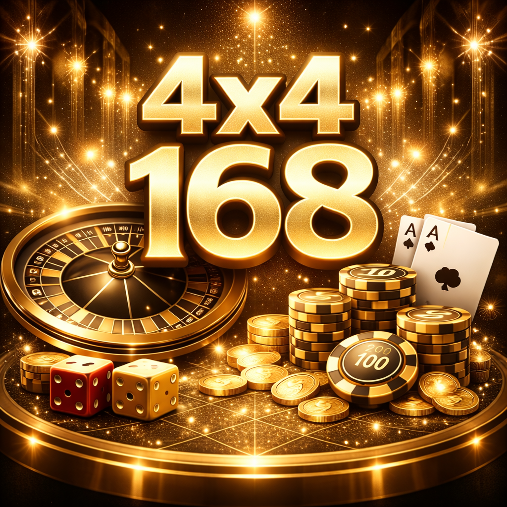 4×4 168 รูปแบบการเดิมพันออนไลน์ที่เน้นโครงสร้างชัดเจน