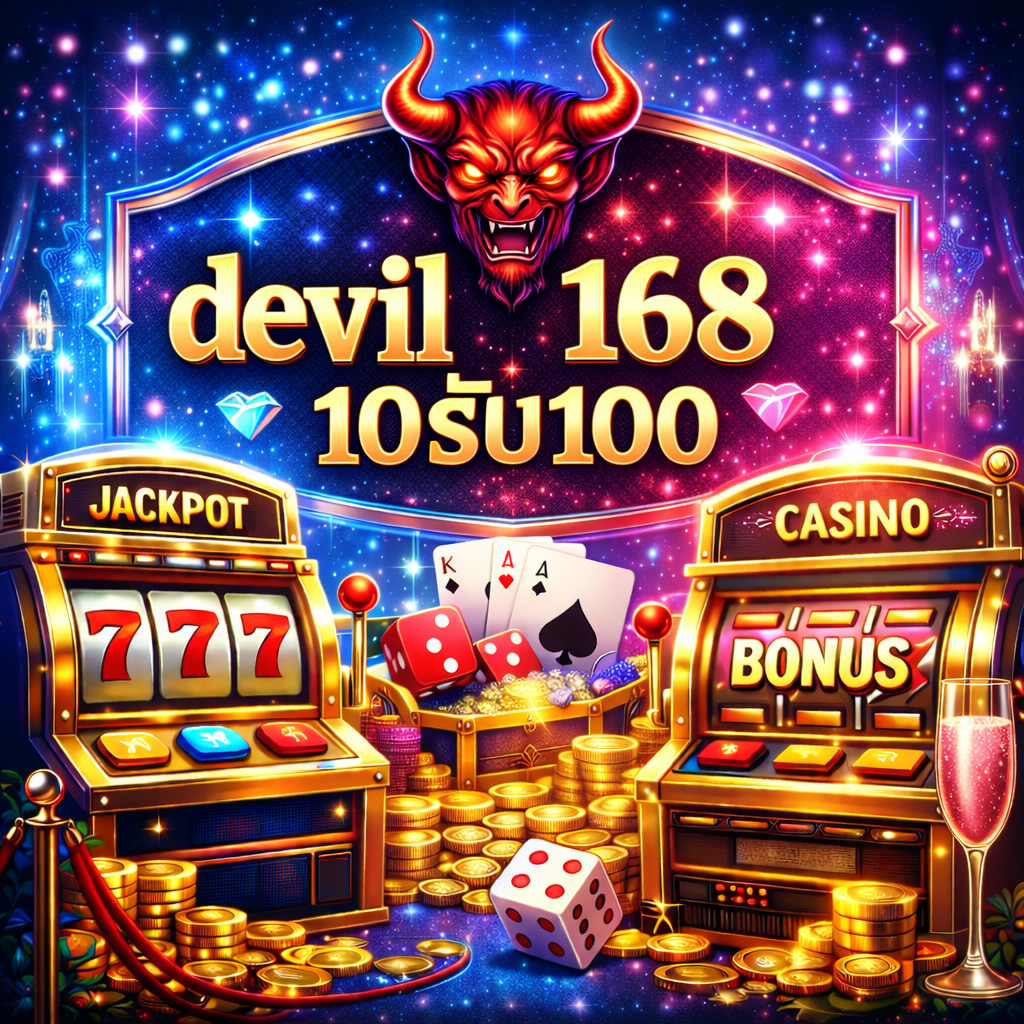 Devil 168 10รับ100 ภาพรวมเว็บพนันสายโปรแรงที่กำลังได้รับความนิยม