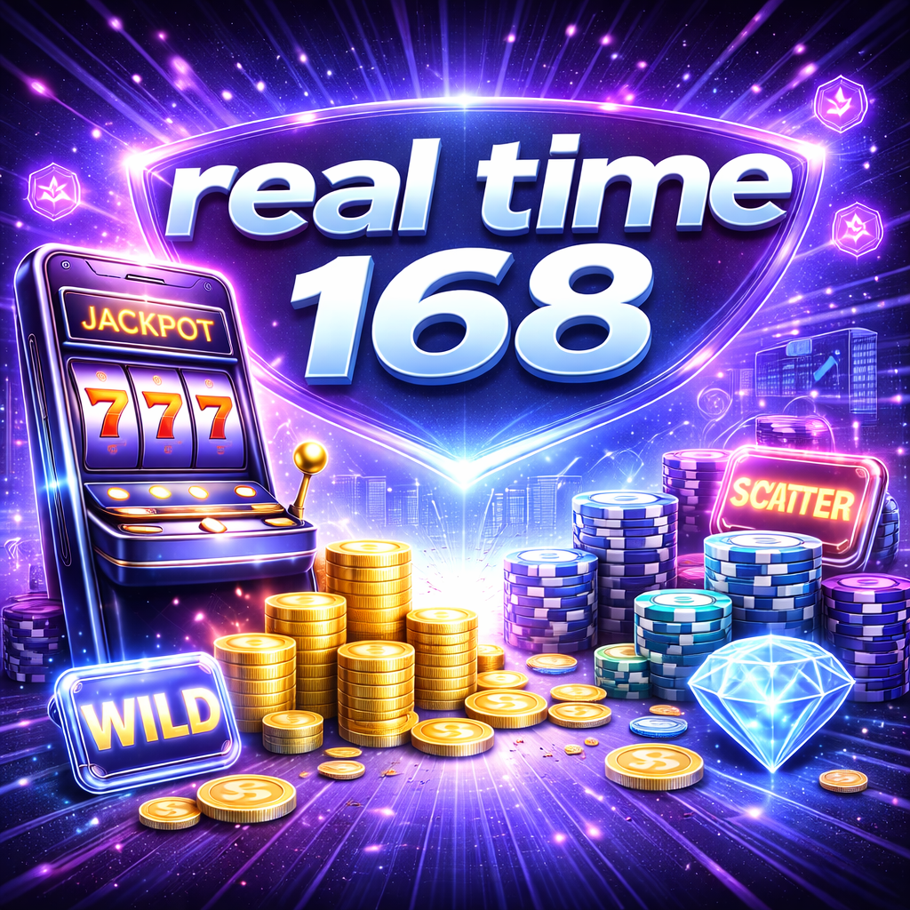 real time 168 เน้นข้อมูลเรียลไทม์และประสบการณ์เล่นที่เหนือกว่า