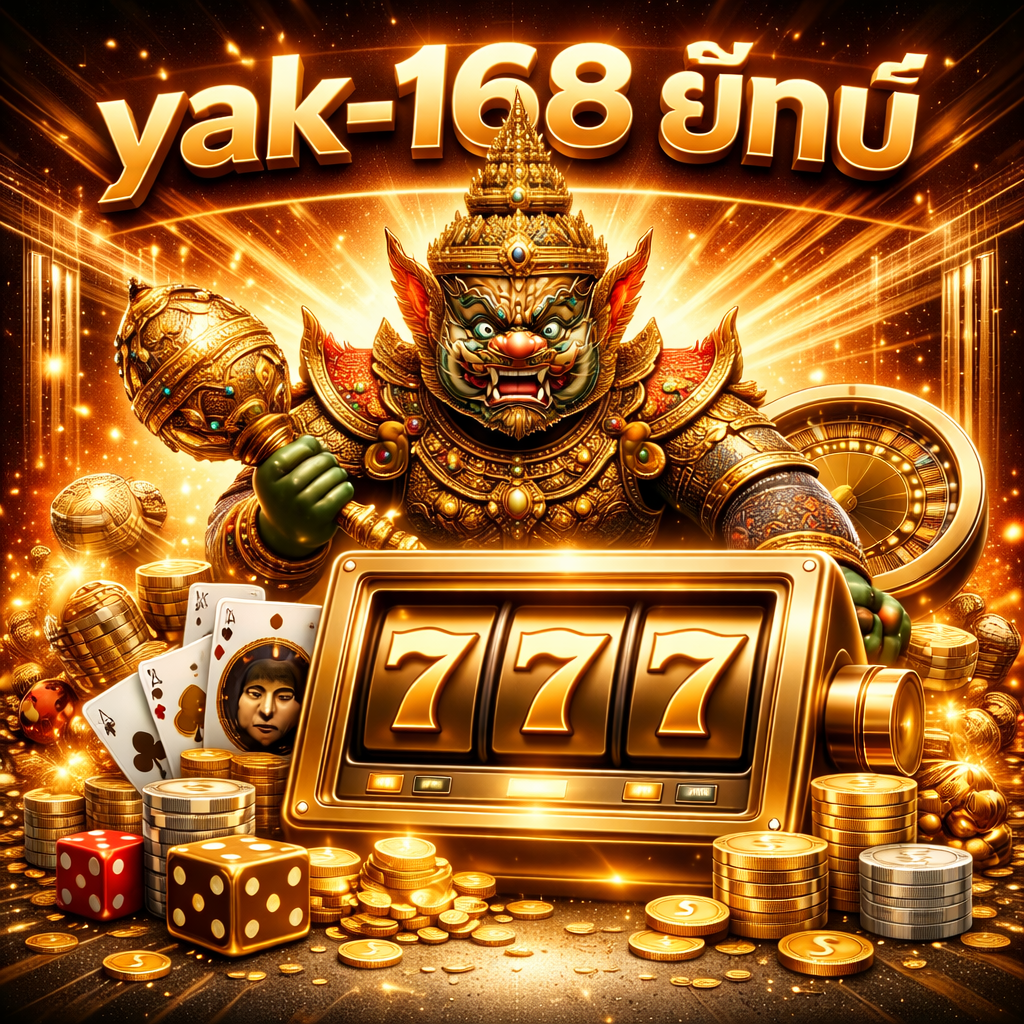 yak-168 ยักษ์ พลังยักษ์ ที่ยกระดับประสบการณ์การเล่นสู่มาตรฐานใหม่