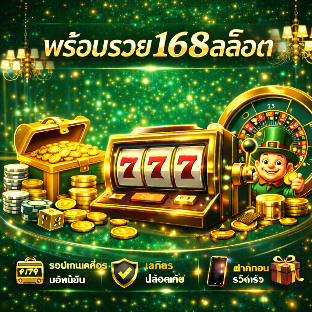 พร้อมรวย168สล็อต เว็บสล็อต เล่นง่าย ลุ้นกำไรได้จริง ตอบโจทย์นักสล็อต