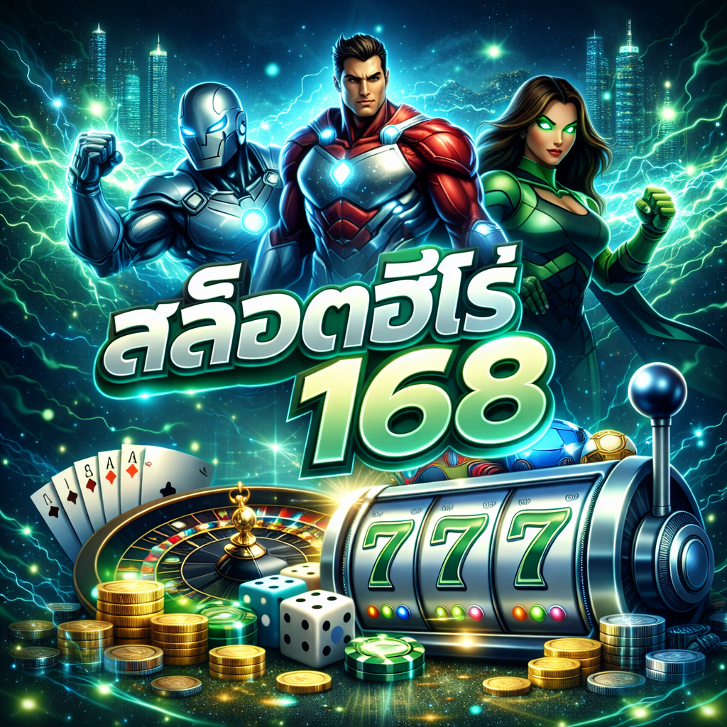 สล็อตฮีโร่168 ธีมฮีโร่สุดมัน ที่ตอบโจทย์นักปั่นยุคใหม่