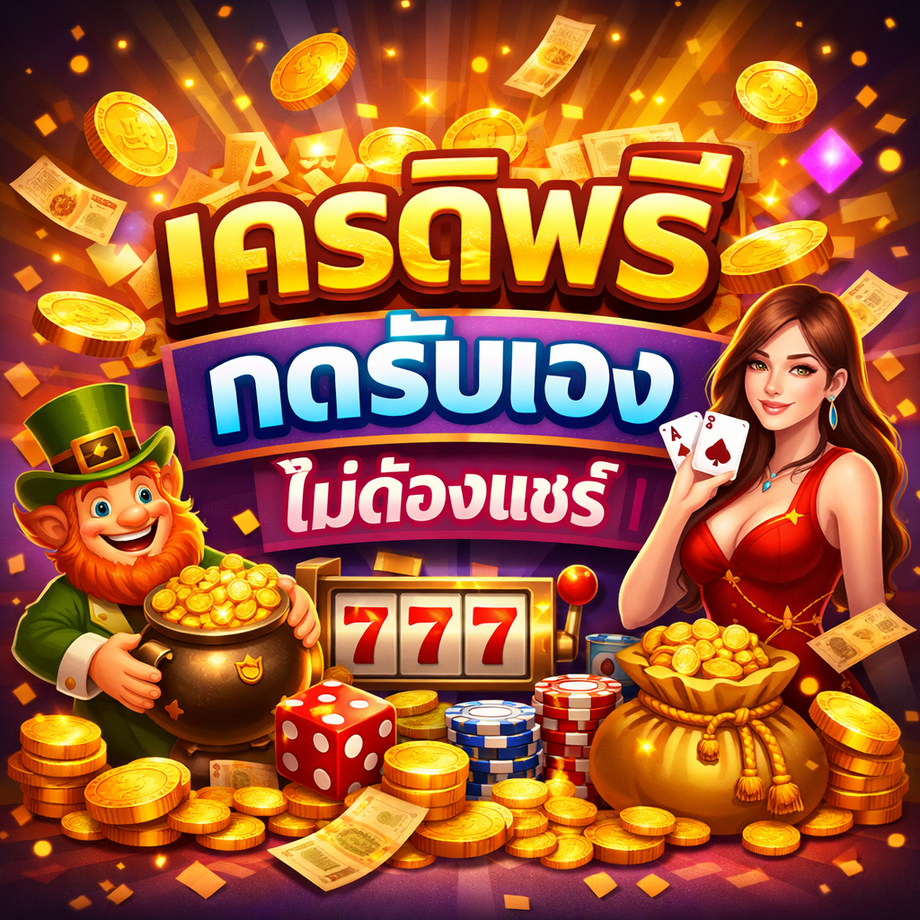 เครดิตฟรี กดรับเอง ไม่ต้องแชร์