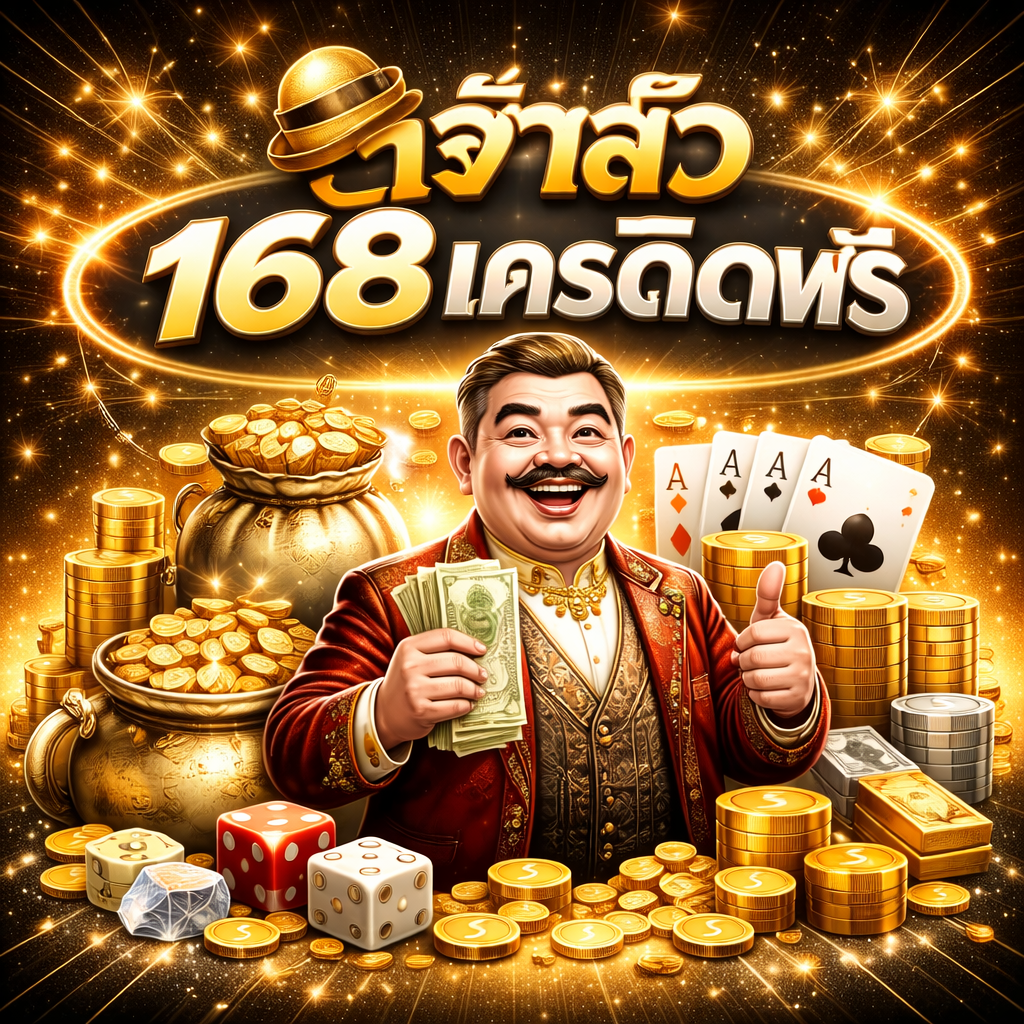 เจ้าสัว168เครดิตฟรี โอกาสเริ่มต้นเดิมพันแบบมีระดับ สำหรับผู้เล่นยุคใหม่