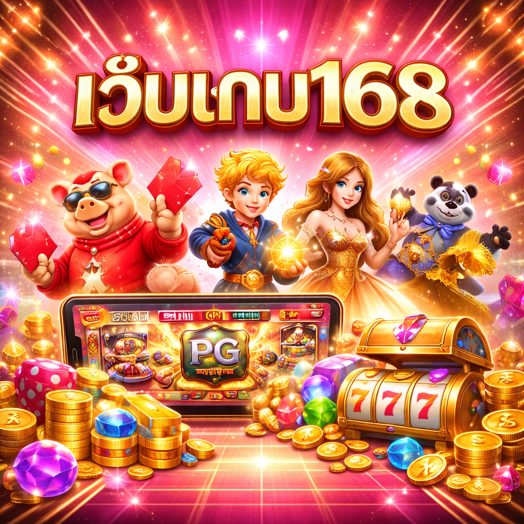 เว็บเกม168 ศูนย์รวมเกม PG ออนไลน์คุณภาพ สำหรับนักเล่นยุคดิจิทัล