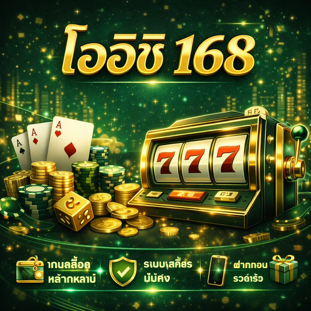 โออิชิ 168 ครบวงจร เล่นง่าย ได้จริง ตอบโจทย์นักสล็อตยุคใหม่