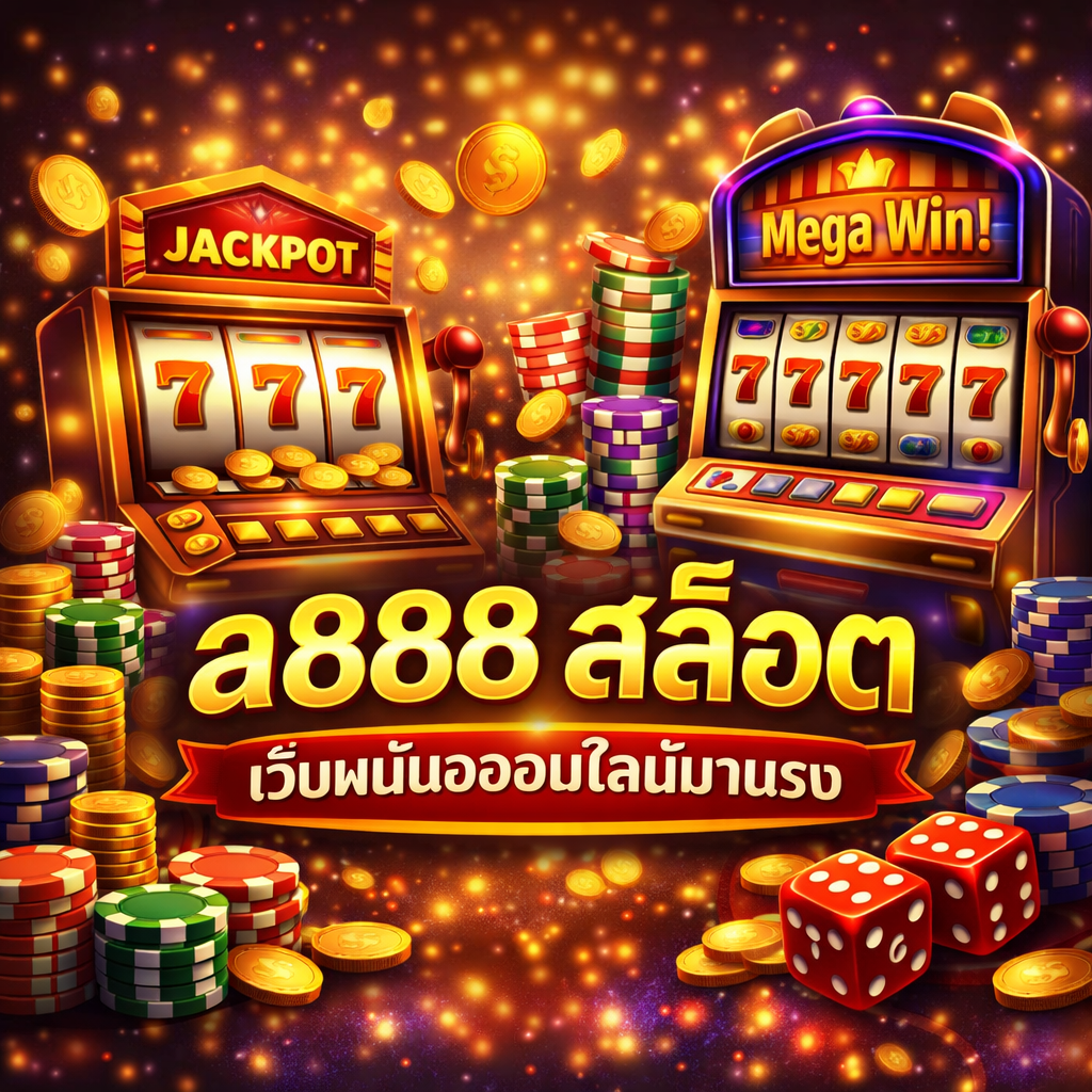 a888 สล็อต ยุคใหม่ เล่นง่าย โบนัสแรง ตอบโจทย์สายสล็อตตัวจริง