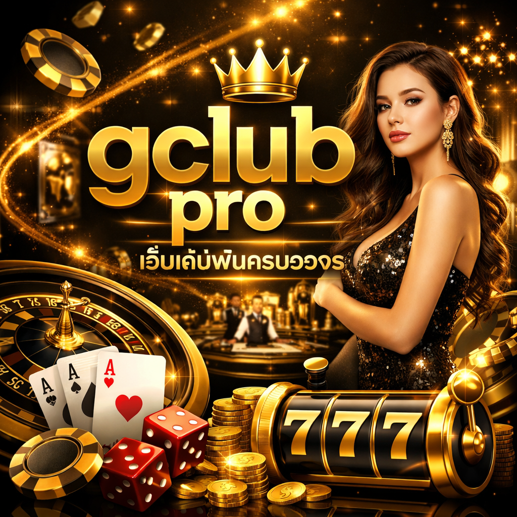 gclub pro ระดับมือโปร ระบบทันสมัย เล่นง่าย ปลอดภัย ครบทุกเกม