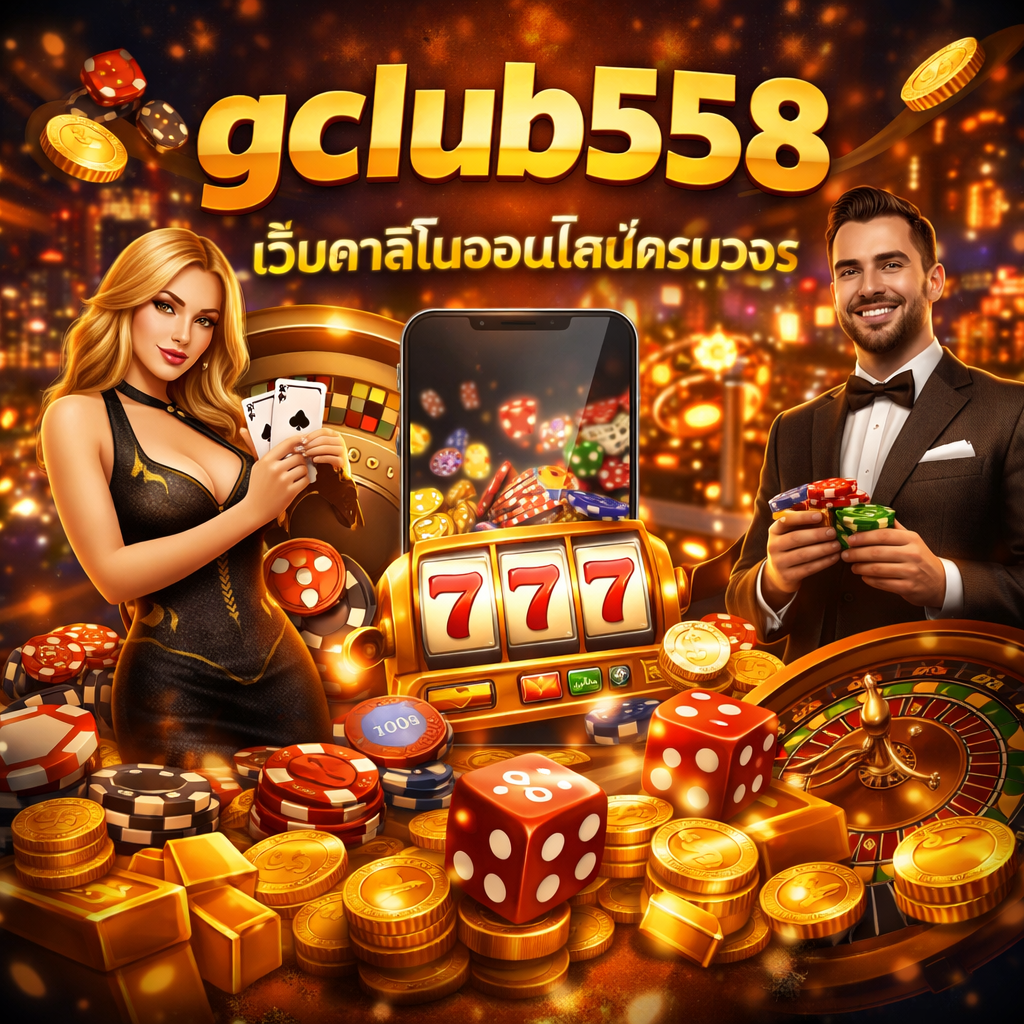 gclub558 ศูนย์รวมคาสิโนออนไลน์ยุคใหม่ที่นักเดิมพันกำลังพูดถึง