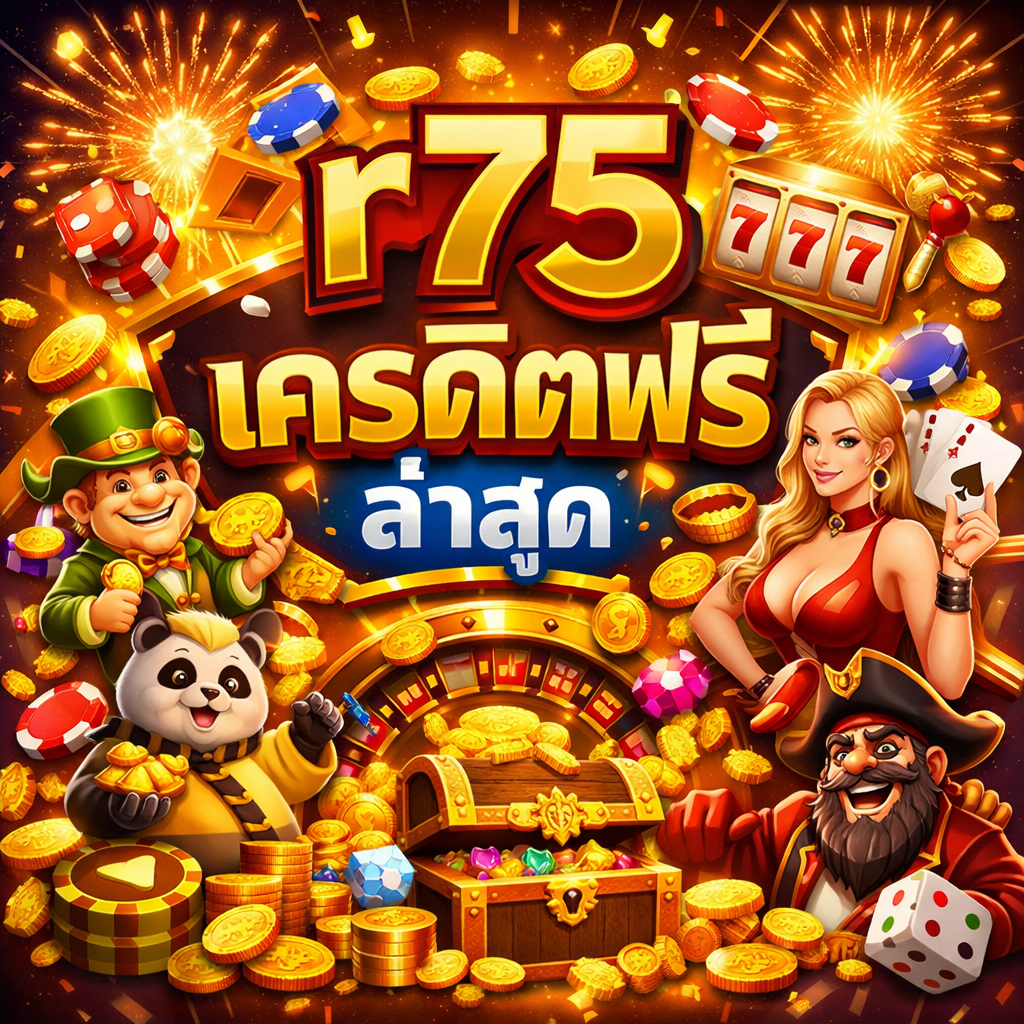 r75 เครดิตฟรี ล่าสุด