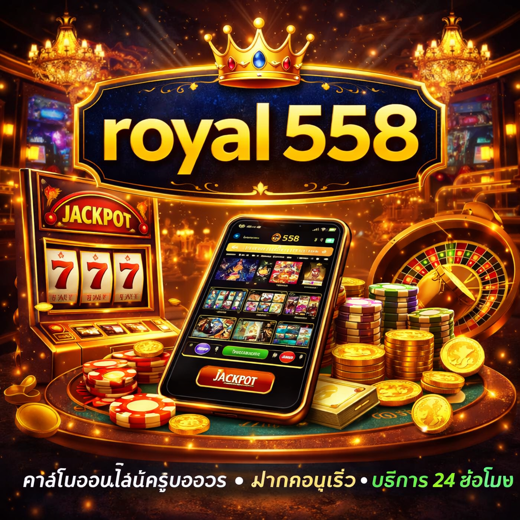 royal 558 ครบวงจร เล่นง่าย ระบบทันสมัย ตอบโจทย์ผู้เล่นยุคใหม่