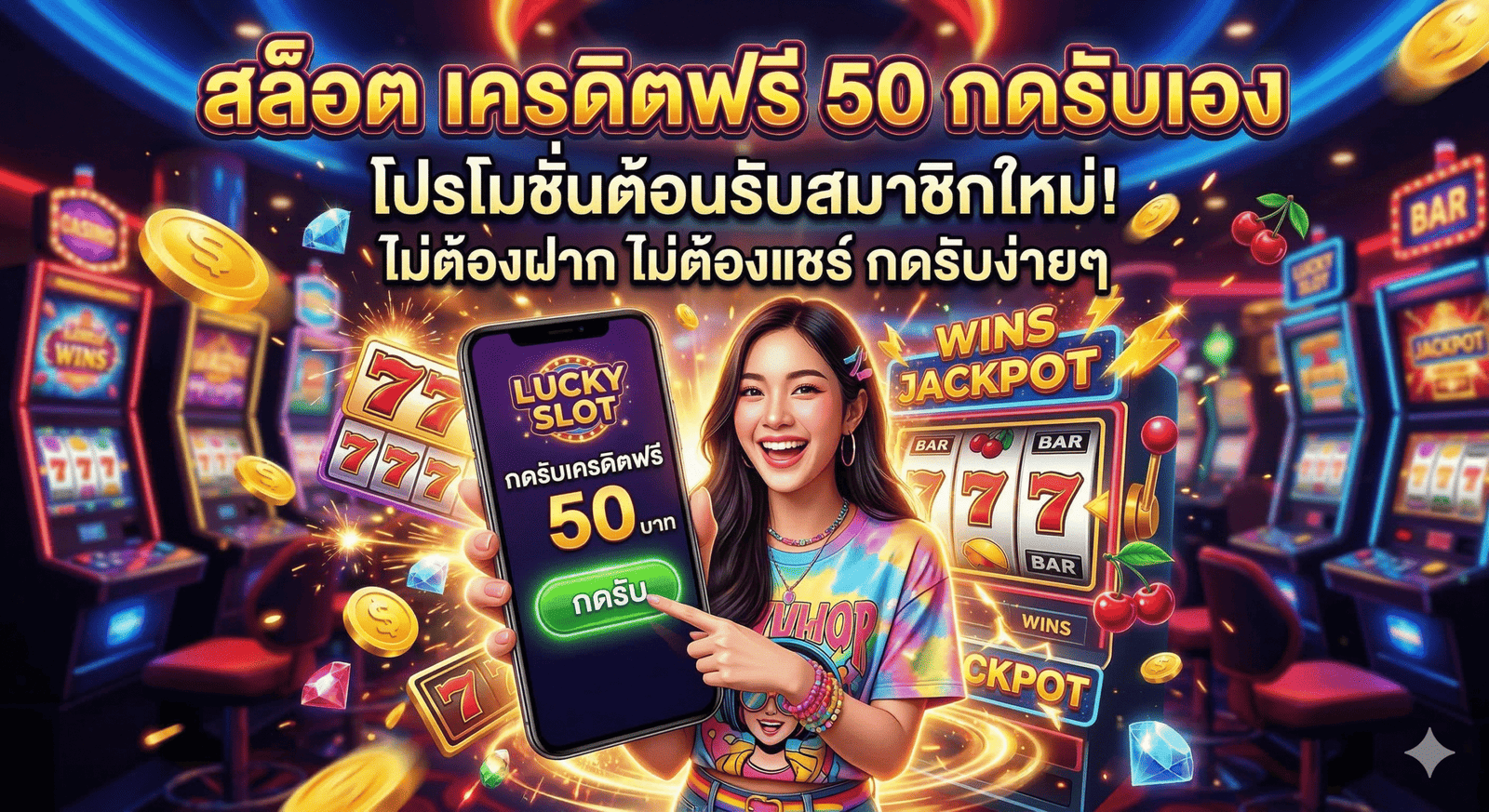 สล็อต เครดิตฟรี 50 กดรับเอง