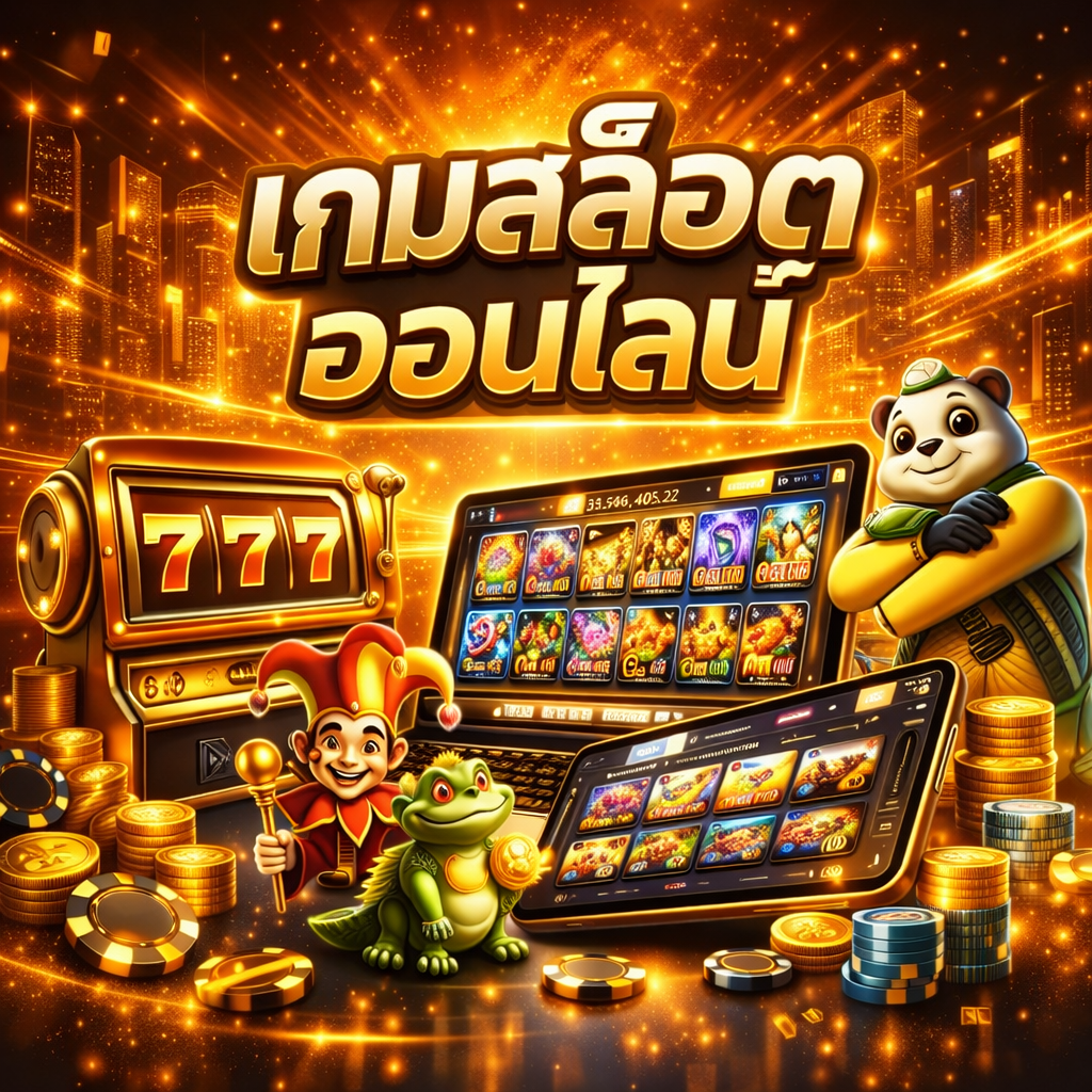 เกมสล็อตออนไลน์ ศูนย์รวมความบันเทิงยุคใหม่ เล่นง่าย โบนัสเยอะ