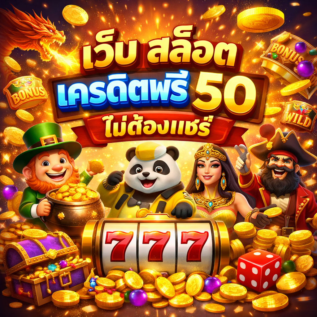 เว็บ สล็อต เครดิตฟรี 50 ไม่ต้องแชร์