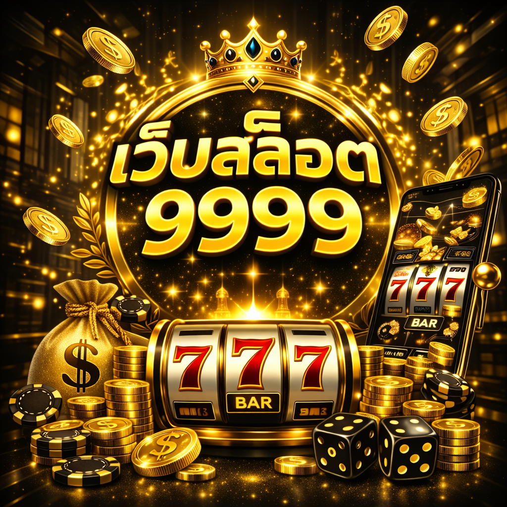 เว็บสล็อต9999 ครบวงจร แตกง่าย โบนัสจัดเต็ม เล่นได้ตลอด 24 ชั่วโมง