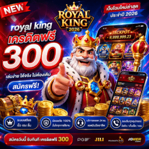 royal king เครดิตฟรี 300 คืออะไร ทำไมสายสล็อตต้องรู้จัก